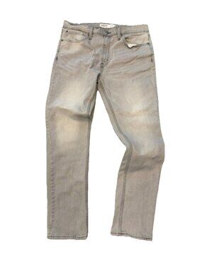 Levi Strauss Signature Flex S37 33x29 Slim Faded Grey Wash Men's Jeans